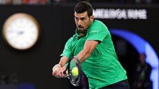 Novak Djokovi� ve finále Australian Open.