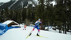 Biatlonisté trénují v Anterselv� p�ed zahájením olympijských her.