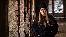 Architektka Tereza �váchová v bývalé lustrárn� Elias Palme v Kamenickém �enov�,...