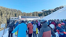 Rakouské ly�a�ské st�edisko Skiwelt Wilder Kaiser-Brixental. (18. ledna 2025)