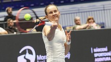 Francouzská tenistka Fiona Ferryová pro�la do osmifinále ostravského turnaje z...