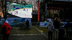 Na �eskobud�jovickém výstavi�ti za�al olympijský festival. (5. února 2026)