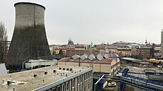 Bývalý teplárenský komplex �pitálka p�edtím, ne� se m�l prom�nit na...