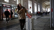 Provoz na �eleznici v severní Itálii ochromila trojice sabotá�í p�i konání...