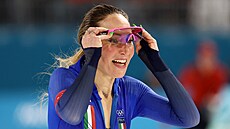 Italská rychlobrusla�ka Francesca Lollobrigidová vyhrála závod na trati 3 000...