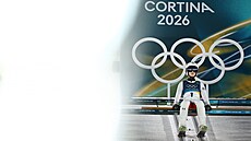 Skokanka na ly�ích Veronika Jen�ová do finále olympijského závodu nepostoupila....