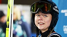 Ane�ka Indrá�ková obsadila ve finále st�edního m�stku 18. místo. (7. února 2026)