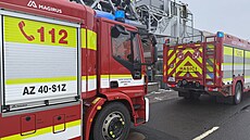 Hasi�i v Liberci vyjí�d�li k po�áru v nákupním centru Gé�ko. P�t lidí se...