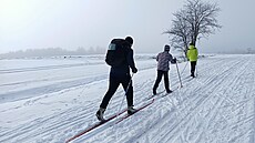 Nejlep�í podmínky, které lákají i nejvíce ly�a��, nabízejí nyní ��árské vrchy....