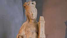 Kopie sochy sv. Barbory z 15. století. Josef �im�nek ji vytvo�il v roce 1982 z...