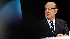 Nov� nastupující generální �editel spole�nosti Toyota Motors Kenta Kon na...