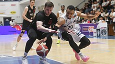 D��ín, 7.2. 2026, BK D��ín - Nymburk, zápas basketbalové ligy. Vlevo Ond�ej...