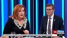 Ministryn� financí Alena Schillerová /ANO/ a Martin Kupka /ODS/ v po�adu Partie...