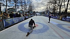 Curlingové h�i�t� na Olympijském festivalu v �eských Bud�jovicích