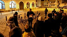 Spisovatel a noviná� Jan �tifter provádí zájemce po historii �eskobud�jovických...