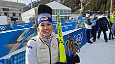 Tereza Voborníková po nominaci smí�ené �tafety na zimních olympijských hrách...