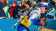 Markéta Davidová za cílem �tafety