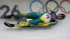 Milan Cortina Olympijské hry Sá�kování Australan Alexander Ferlazzo sjí�dí...