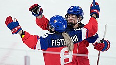 Tereza Pi�t�ková oslavuje sv�j úvodní gól (8. února 2026)