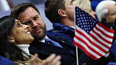 Americký viceprezident J. D. Vance na zahájení zimních olympijských her v...