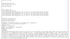 �Nic víc ne�eknu, neprozrazujte m�... myslím, �e �ije, t�esu se,� pí�e se v...