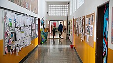 Pohled do prostor �koly v Bohuslavicích na Prost�jovsku, kde nyní panuje...