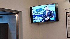 Pohled do nové olomoucké regionální kancelá�e europoslance Antonína Sta�ka...