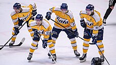 Do utkání Maxa ligy se Vsetínem nastoupili zlín�tí hokejisté v historických...