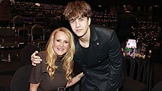 Vendula Pizingerová a její syn Jakub Svoboda (�eský slavík, Praha, 21....