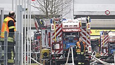 Ve výzkumném centru v Darmstadtu ve st�edním N�mecku vypukl rozsáhlý po�ár. (5....
