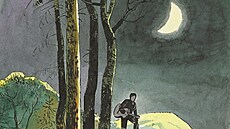 Ukázka ilustrací od Marka �ermáka v knize Ho�i od Bob�í �eky