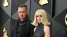 Sid Wilson a Kelly Osbourne na cenách Grammy v Los Angeles (1. února 2026)