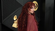 Chappell Roan na cenách Grammy v Los Angeles (1. února 2026)