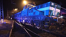 V Malšic�­ch vykolejil vlak, provoz je přerušen, odhad škody je sedm milionů KÄ�