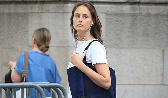 Epsteinova p�ítelkyn� Karyna Shuliaková v New Yorku (30. kv�tna 2024)