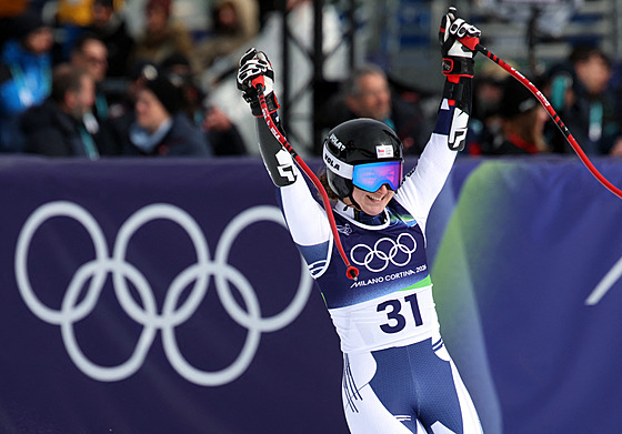 Super-G byl v podání Barbory Novákové (12. února 2026)