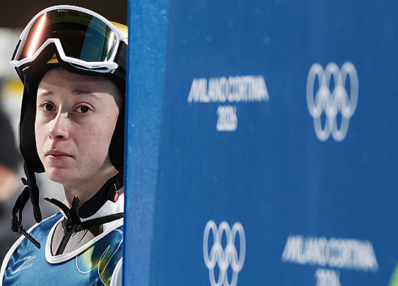 Zklamaná Nika Prevcová po závod� na st�edním m�stku.