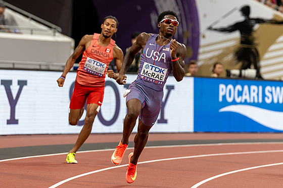 Americký atlet Khaleb McRae