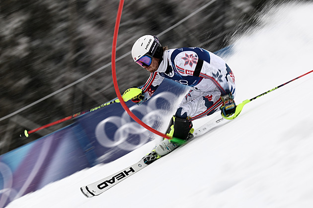 OBRAZEM: Smutek osamělého lyžaře. Chtěl uctít dědečka, ale do cíle nedojel