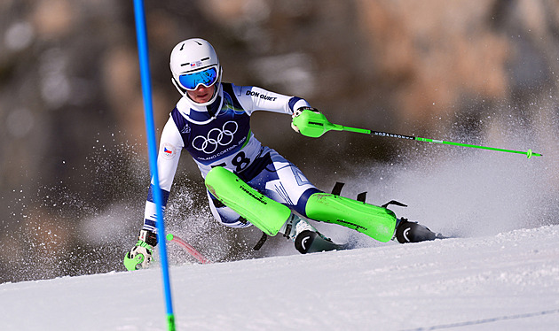 Shiffrinová vede olympijský slalom, Dubovská je po prvním kole na 24. místě
