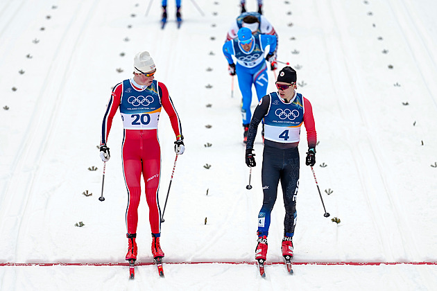 Sprint ONLINE: Tuž dojel ve sprintu na pátém místě. Zlato získal suverénní Klaebo