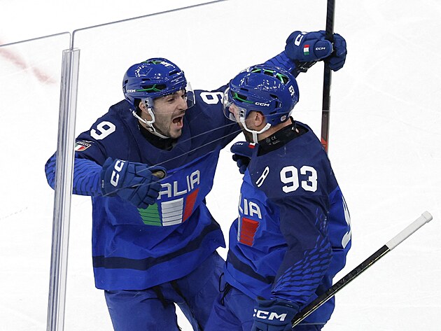 Italsk� �sp�ch Luca Friga v utk�n� se �v�dskem. (11. �nora 2026)