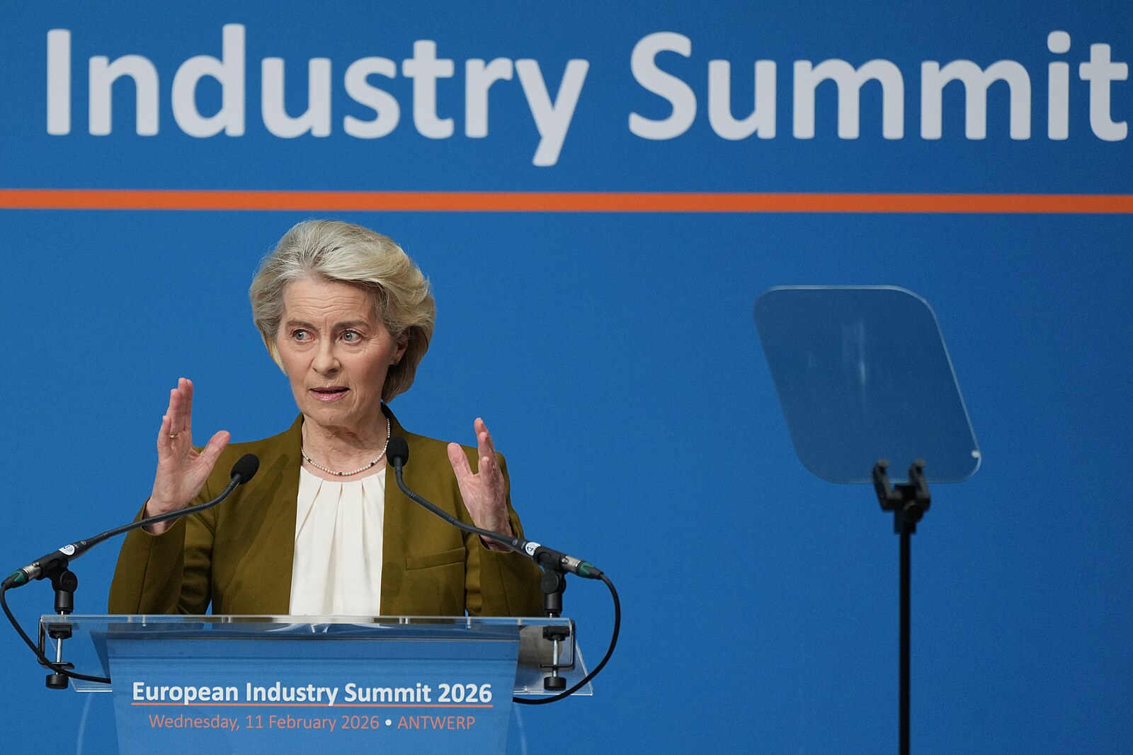 Evropa skutečnou mocností? Vsaďme na konkurenceschopnost, burcuje Leyenová