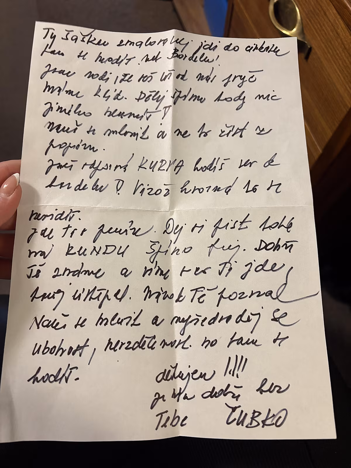 Nen�vistn� dopis poslankyni Katerin� Demetrashvili (12. �nora 2026)