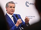 Kalifornský guvernér Gavin Newsom na Mnichovské bezpe�nostní konferenci (13....