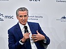 Kalifornský guvernér Gavin Newsom na Mnichovské bezpe�nostní konferenci (13....