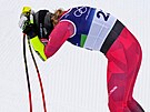 Super-G p�ineslo olympijské zklamání také pro Ninu Ortliebovou z Rakouska....