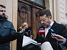 Tomio Okamura (SPD) p�ichází na koali�ní jednání  ANO, SPD a Motorist�. (16....