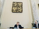 Jednání  koali�ní rady ANO, SPD a Motorist�. Na snímku premiér Andrej Babi�....
