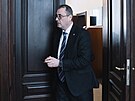 Jednání  koali�ní rady ANO, SPD a Motorist�. Na snímku ministr sportu Boris...